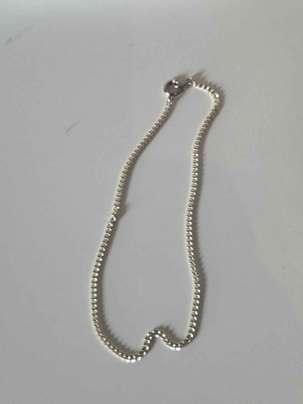 Sterling Silver Box Chain - Silver Womenโs Jewelry